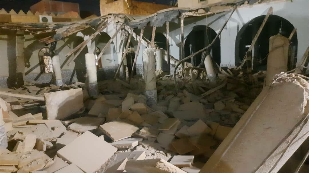 ورڨلة.. انهيار جزء من مسجد بحي بوزيد في بني ثور