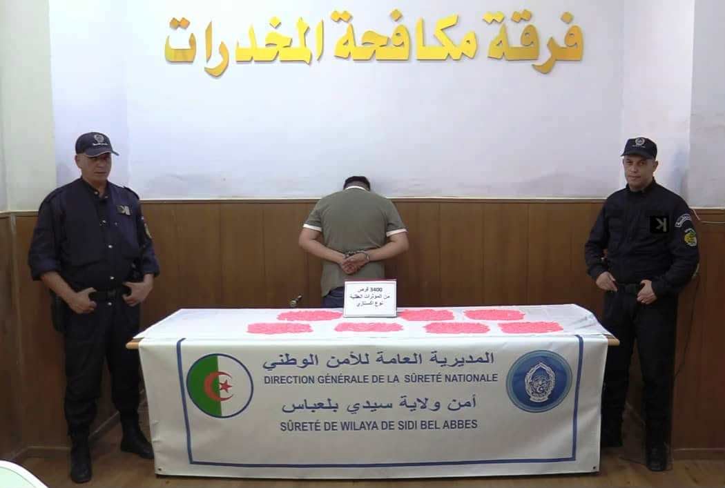 شرطة سيدي بلعباس تطيح بمُروّج للإكستازي وتحجز 3400 قرص