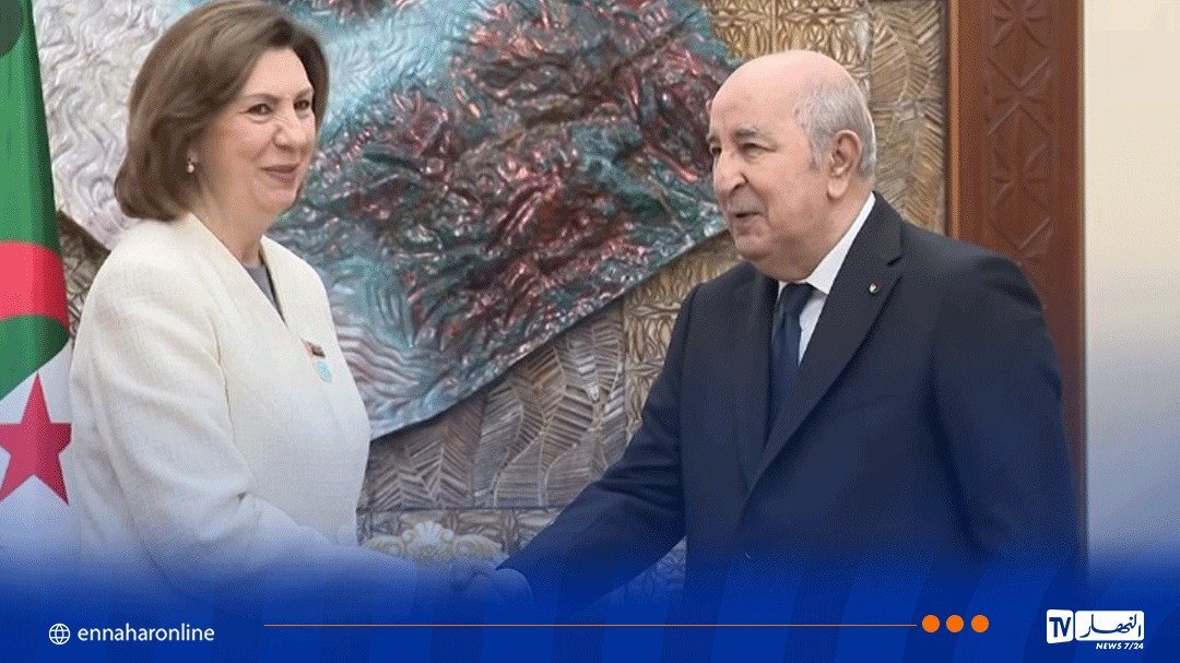 رئيس الجمهورية يستقبل رئيسة مجلس الجمعية الوطنية لجمهورية بيلاروس