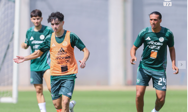 المنتخب الوطني لأقل من 23 سنة يختتم المرحلة الأولى من التربص