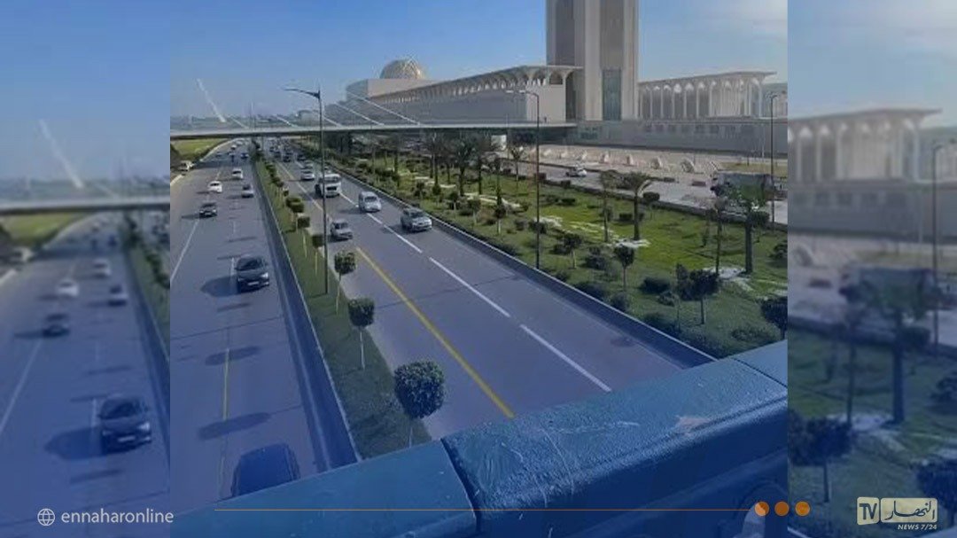 غلق جزئي للطريق المحاذي لجامع الجزائر