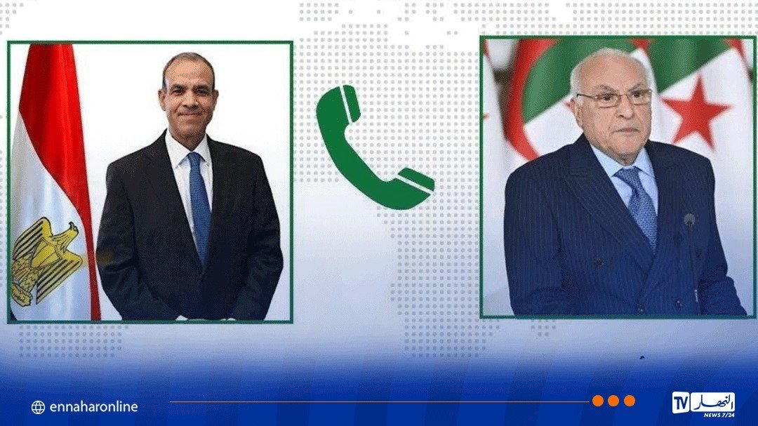 عطاف يتباحث تطور الأوضاع الراهنة عربيا وإفريقيا مع نظيره المصري