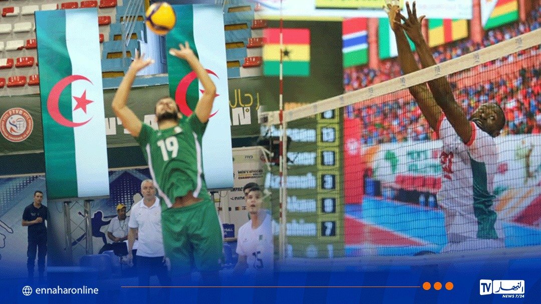 منتخب الكرة الطائرة يُغازل النهائي القاري