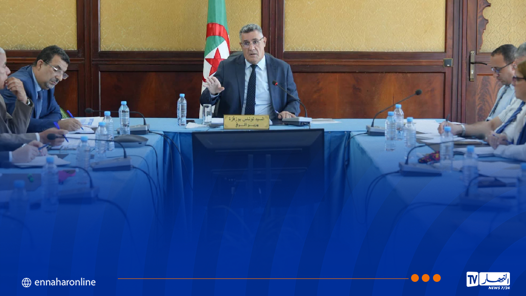 الوزير يُشدد على بلوغ استرجاع نسبة 60 بالمائة من المياه المستعملة