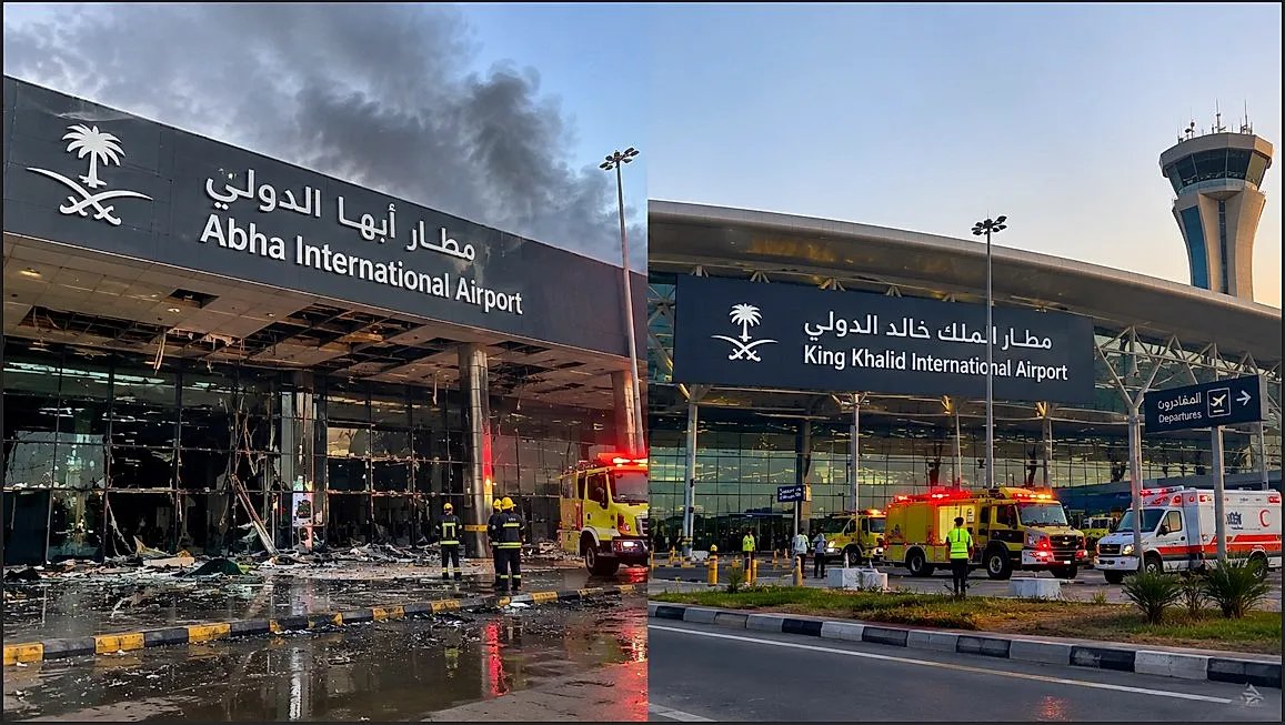 بينهم جزائرية.. قتلى وجرحى في اعتداءين على مطارين بالسعودية