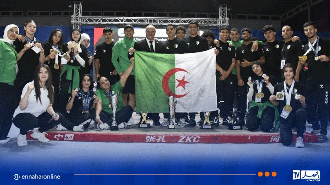 الجزائر تتوج باللقب العربي لرفع الأثقال