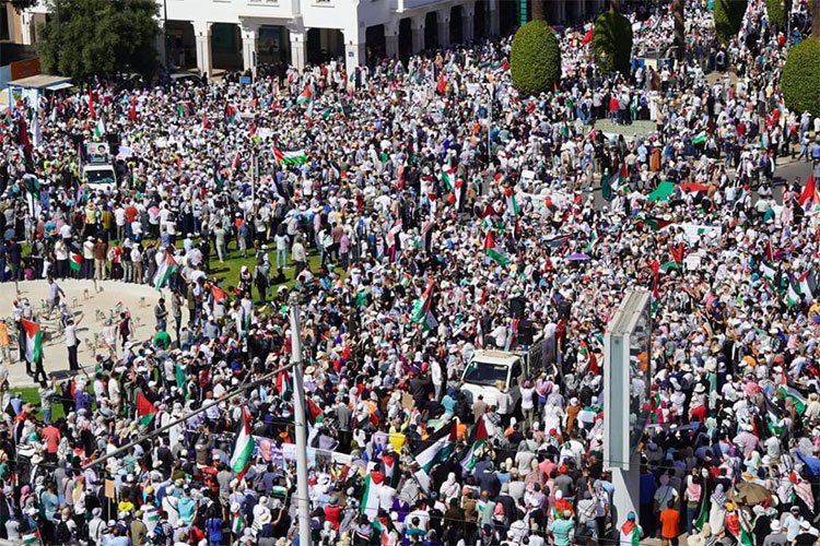 المخزن يهتز تحت الحراك الشعبي الرافض للتطبيع مع الصهاينة