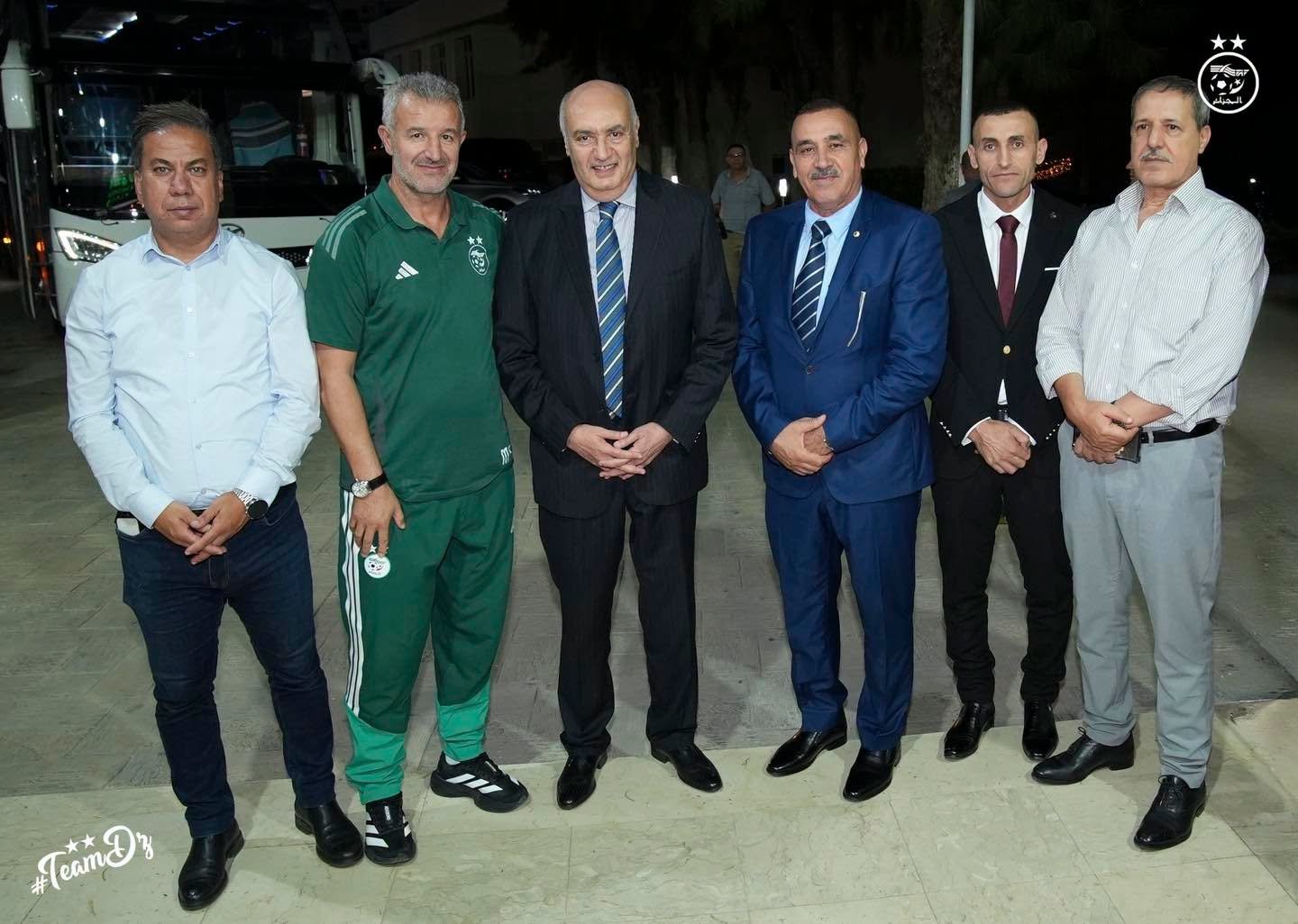 بالصور..  وفد “الخضر” يحلّ بتيزي وزو تحسبا لمواجهة النيجر