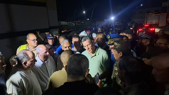 وزير الري يقف على اشغال إصلاح قناة الرئيسية للمياه بحي ذراع لكحل بلدية بودواو